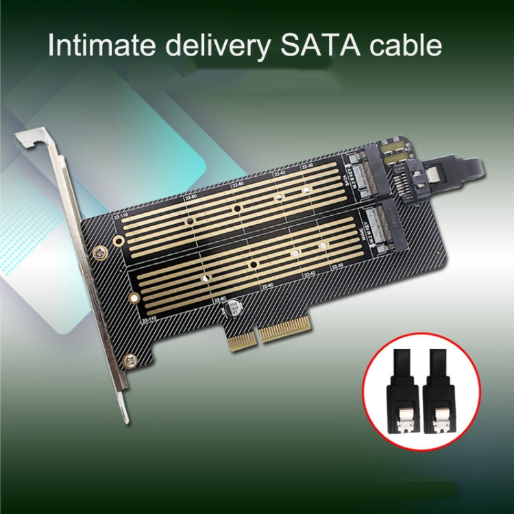 Carte d'extension M.2 NVMe vers SATA pour PC Gaming