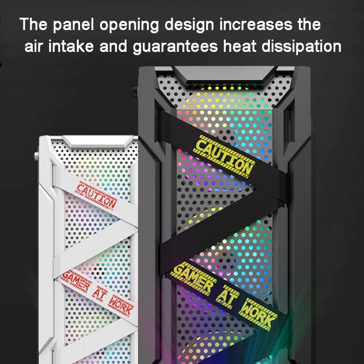 Boîtier PC ATX acrylique avec 6 ventilateurs et USB 3.0