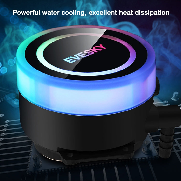 Refroidisseur d'eau EVESKY RGB pour PC Gaming - 120mm à