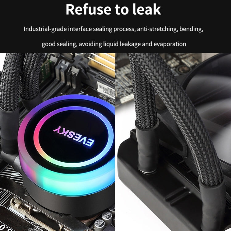 Refroidisseur d'eau EVESKY RGB pour PC Gaming - 120mm à