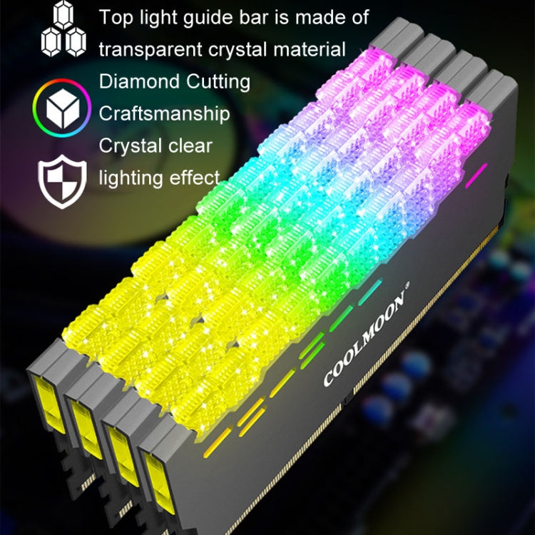 COOLMOON RA-2 ARGB PC Cooler - Gaming Accessory