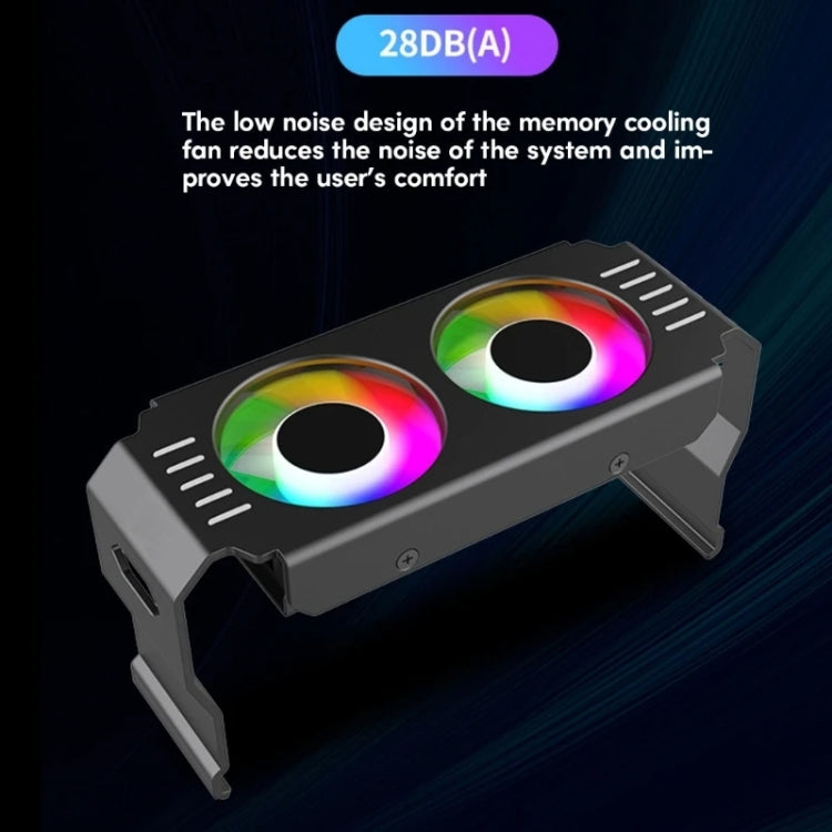 Refroidisseur de mémoire ARGB pour PC avec double