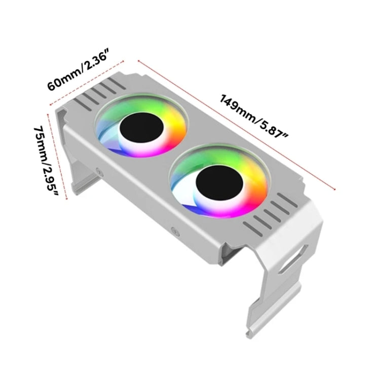 Refroidisseur de mémoire ARGB pour PC avec double