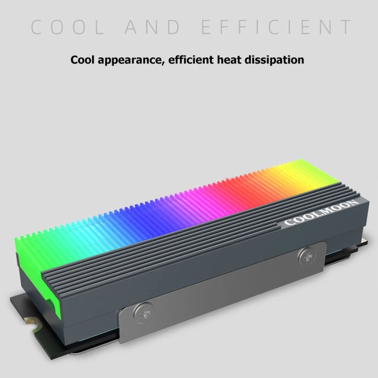 Refroidisseur M.2 2280 COOLMOON CM-M2A ARGB pour Gaming PC