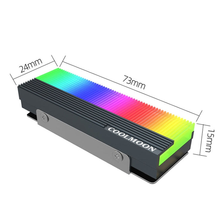 Refroidisseur M.2 2280 COOLMOON CM-M2A ARGB pour Gaming PC