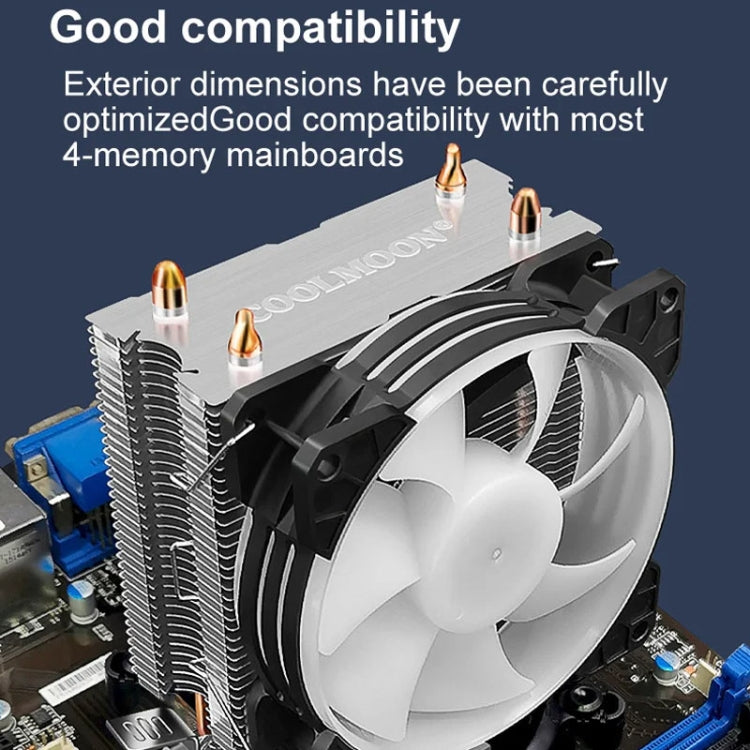 Ventilateur CPU Gaming COOLMOON Frost - Silencieux et
