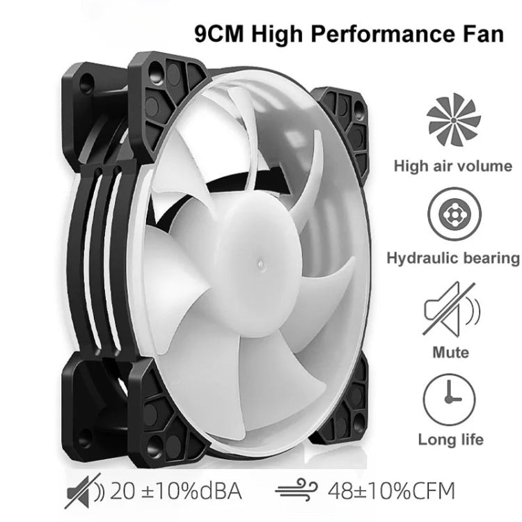 Ventilateur CPU Gaming COOLMOON Frost - Silencieux et