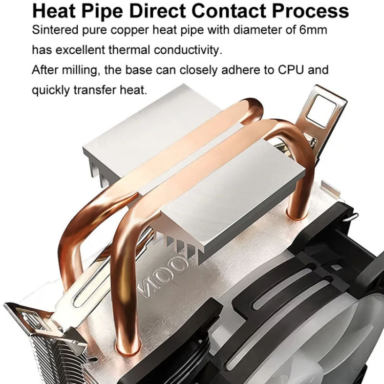 Ventilateur CPU Gaming COOLMOON Frost - Silencieux et