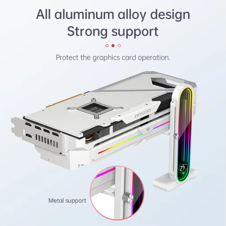Support de carte graphique ARGB réglable pour PC COOLMOON