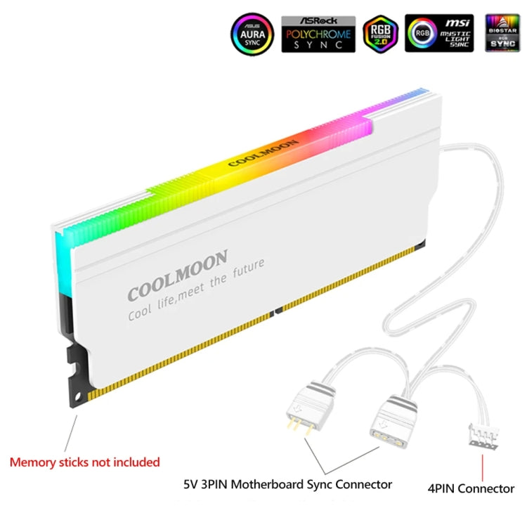 Boîtier de refroidissement ARGB pour clé mémoire PC COOLMOON