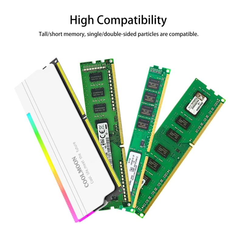 Boîtier de refroidissement ARGB pour clé mémoire PC COOLMOON
