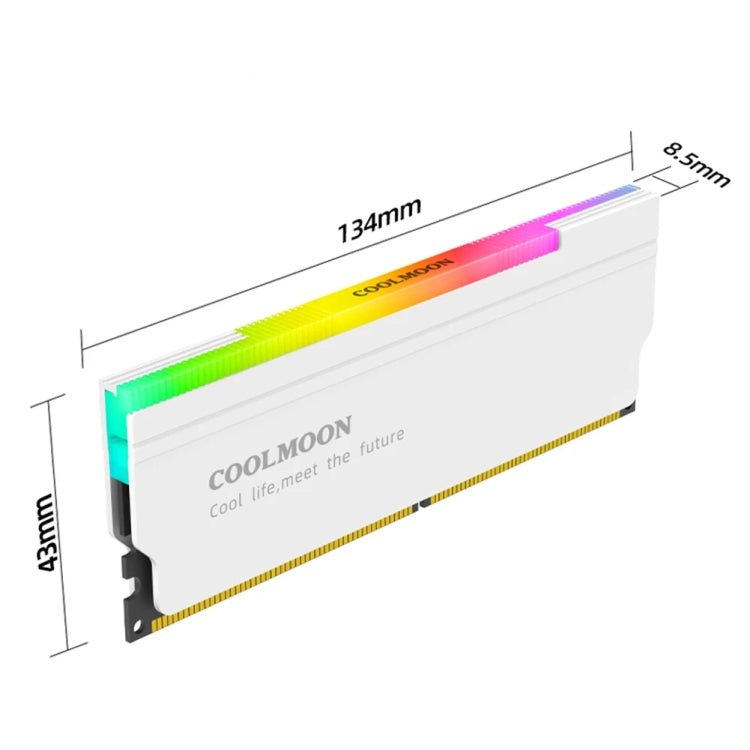 Boîtier de refroidissement ARGB pour clé mémoire PC COOLMOON