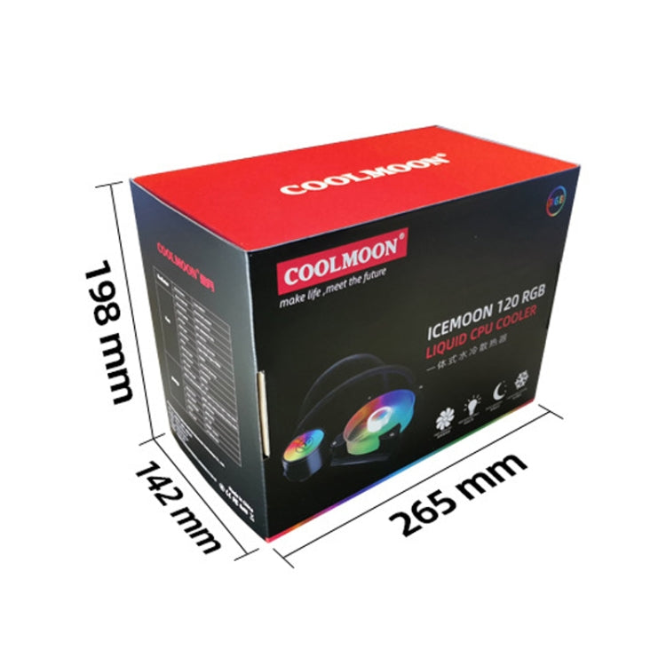 Refroidisseur PC COOLMOON RGB120 ARGB pour un gaming optimal