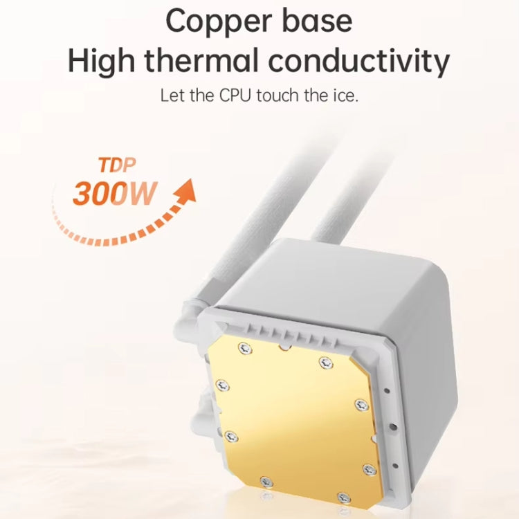 Refroidisseur d'eau ARGB Glacier360 pour PC Gamer - COOLMOON