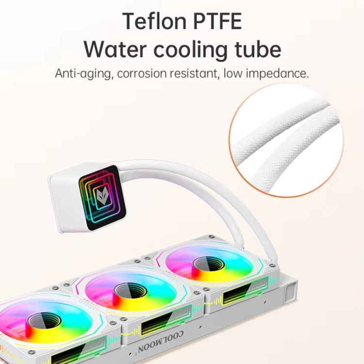 Refroidisseur d'eau ARGB Glacier360 pour PC Gamer - COOLMOON