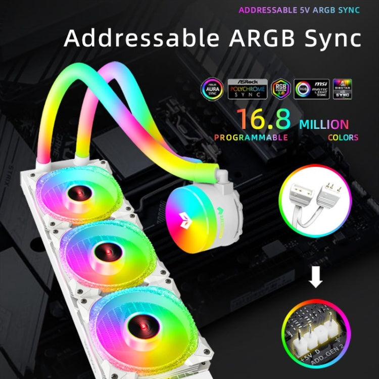 Refroidisseur PC ARGB COOLMOON AS360 pour un gaming optimal