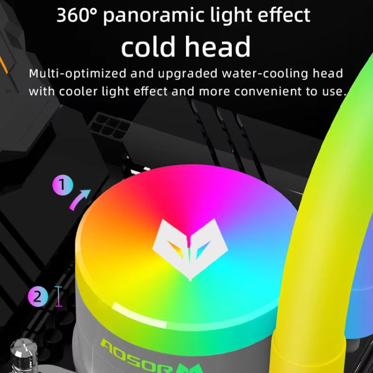 Refroidisseur PC ARGB COOLMOON AS360 pour un gaming optimal