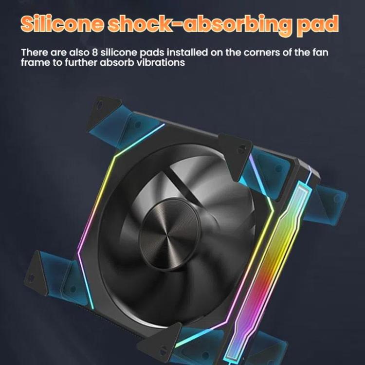 Ventilateur PC 12 cm ARGB Ultra Silencieux et Efficace