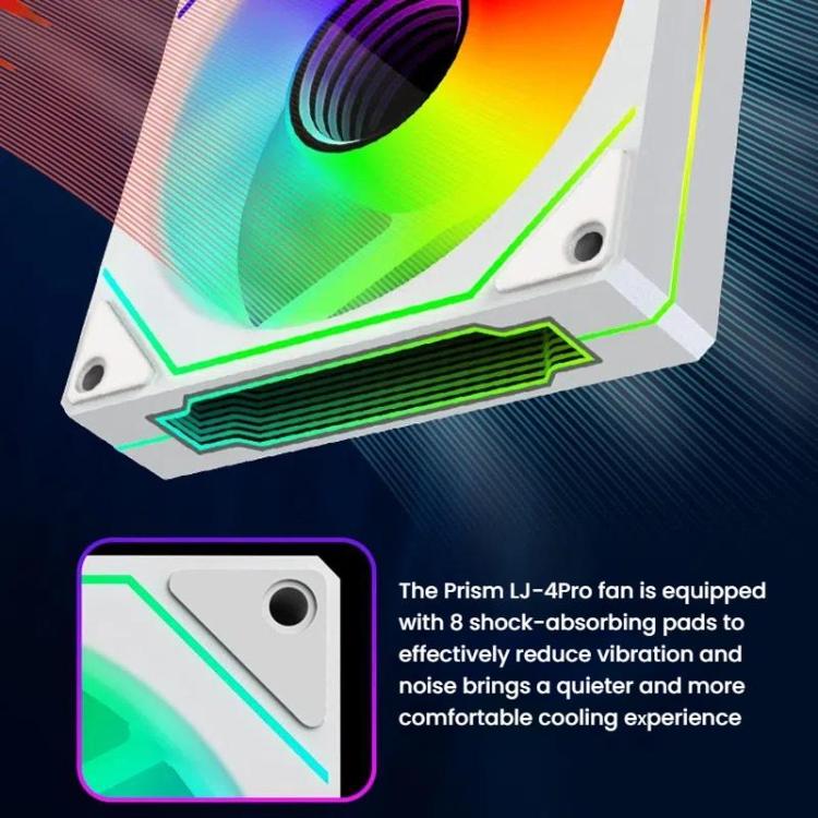 Ventilateur PC 12 cm ARGB Sync PWM Silencieux Prism 4RRO