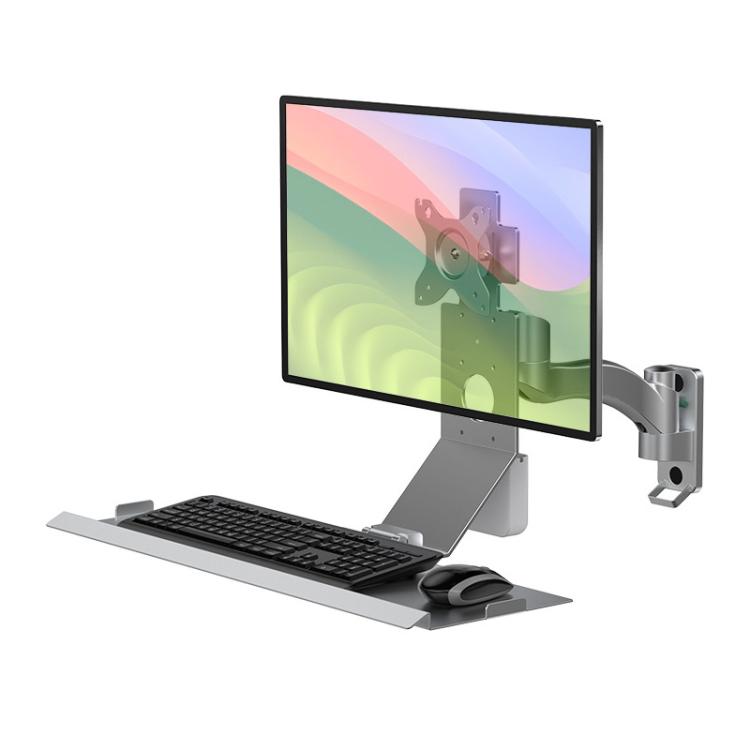 Support Écran Gaming Murale Tout-en-Un pour PC et