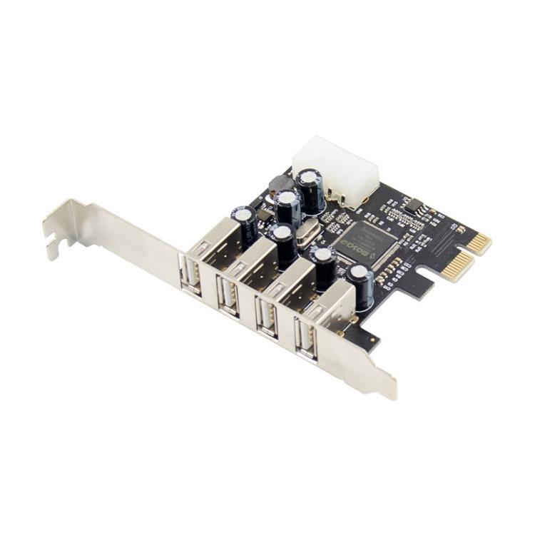 Carte d'extension SUNWEIT ST623 PCIe pour PC avec 4 USB 2.0