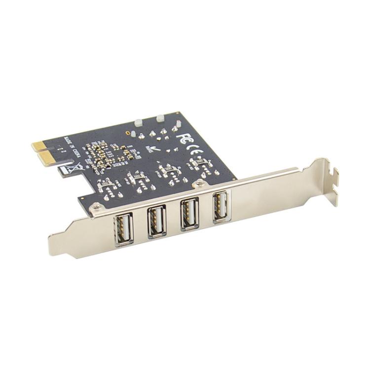 Carte d'extension SUNWEIT ST623 PCIe pour PC avec 4 USB 2.0