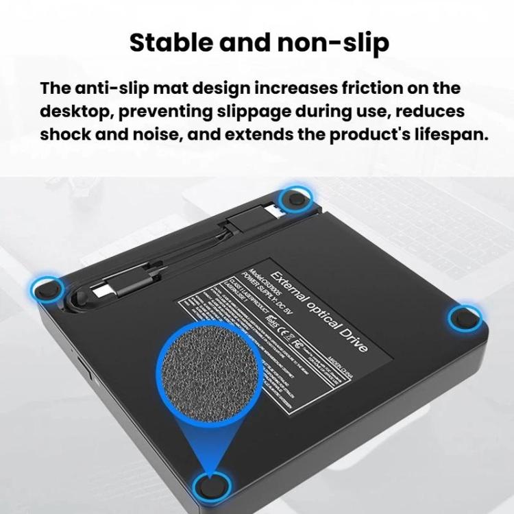 Graveur DVD/CD externe USB 3.0 pour PC gaming portable