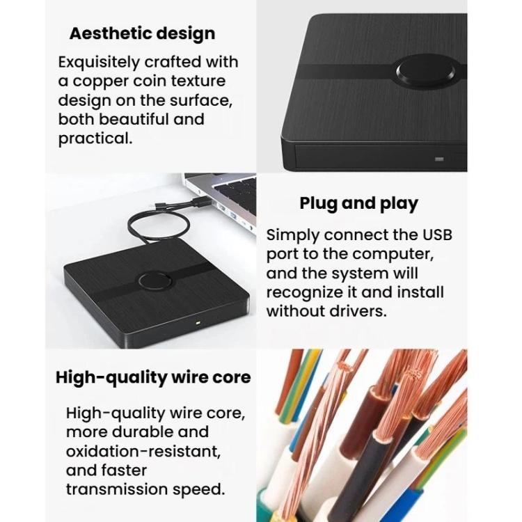 Graveur DVD/CD externe USB 3.0 pour PC gaming portable