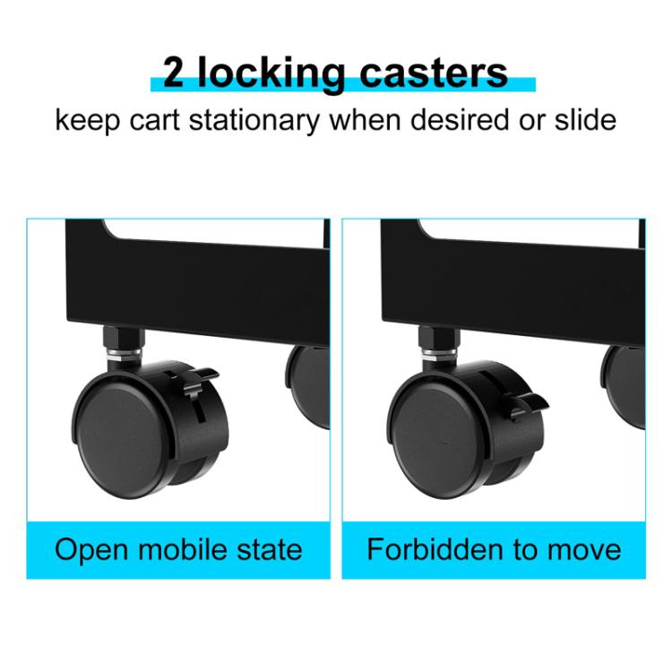 JJ-9106 Mobile PC Stand: Adjustable Gaming Accessory