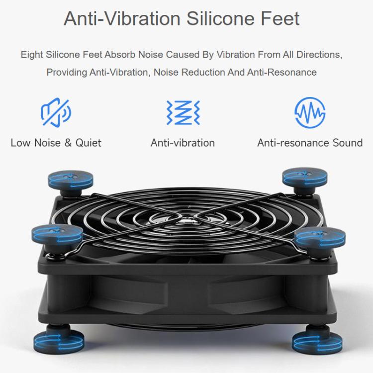 Quiet USB 120mm Fan for Gaming PC - 3