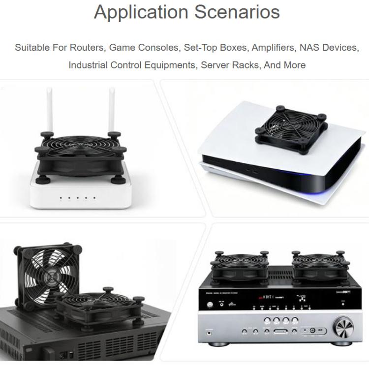 Quiet USB 120mm Fan for Gaming PC - 3