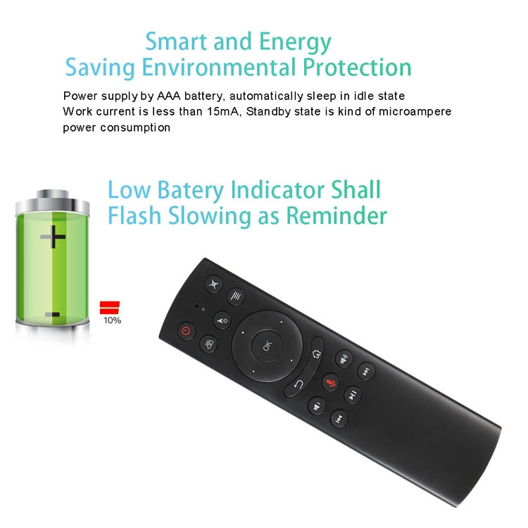 Télécommande G20S Air Mouse pour PC et Android TV Box