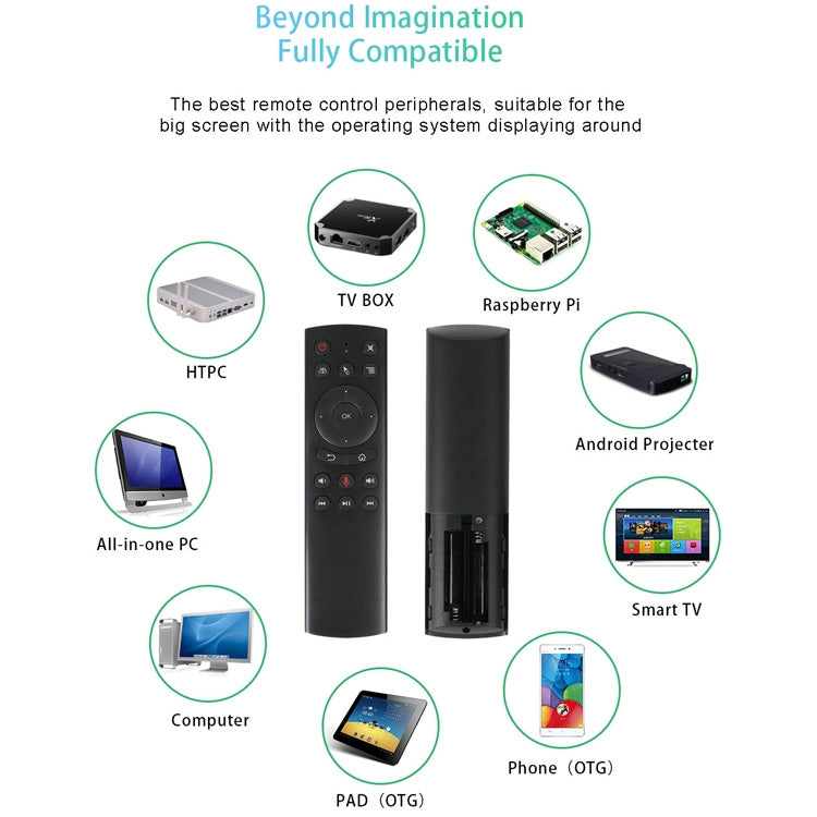 Télécommande G20S Air Mouse pour PC et Android TV Box