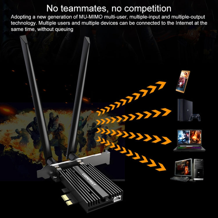 Adaptateur Wifi COMFAST CF-AX200 PRO pour PC Gaming 3000Mbps