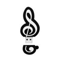 MicroDrive 16 GB USB 2.0 Music Note U Disk, 16GB